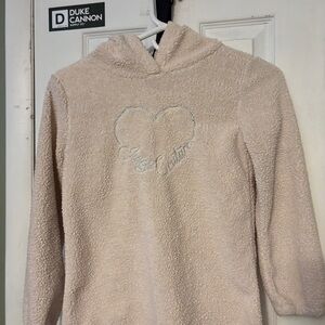 Juicy Couture Beige Fleece Hoodie
